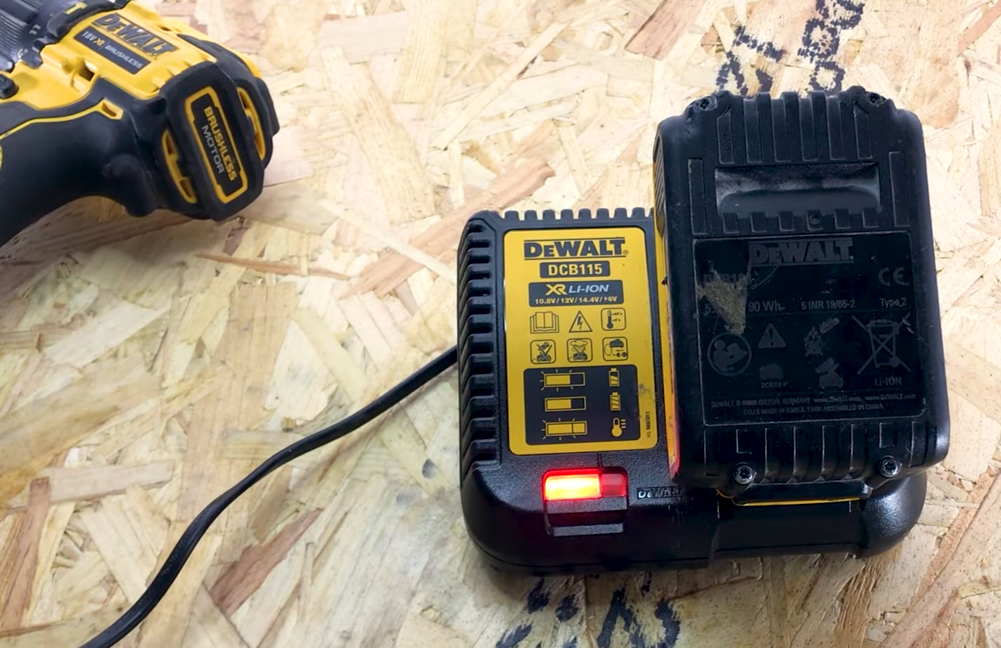 DeWalt Charger Solid Red Light But Not Charging What to Do? ToolsProfy