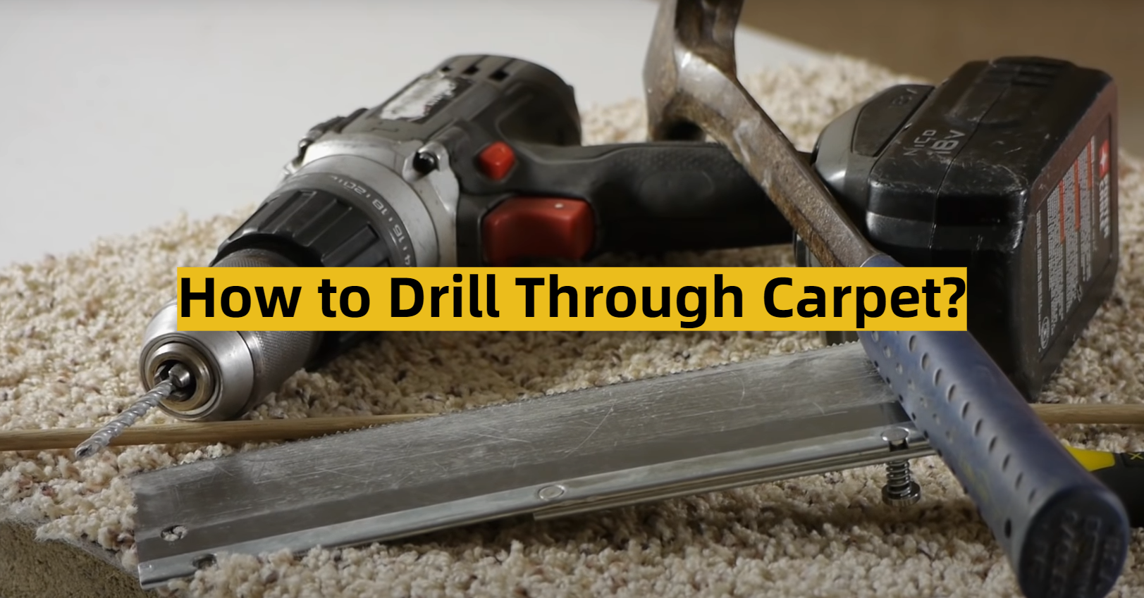 How to Drill Through Carpet? ToolsProfy