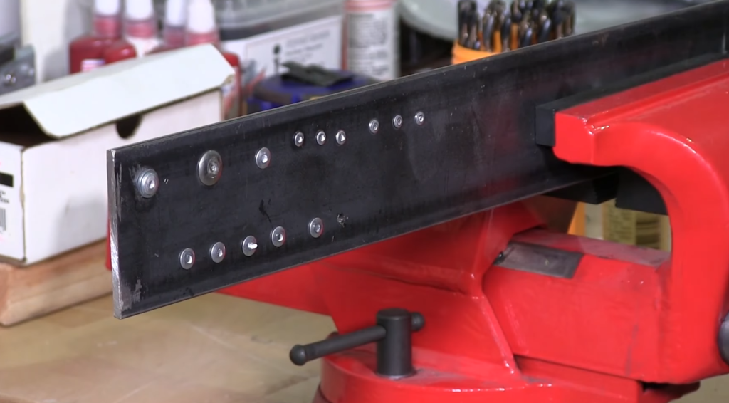 With which drill can you drill in steel beams?