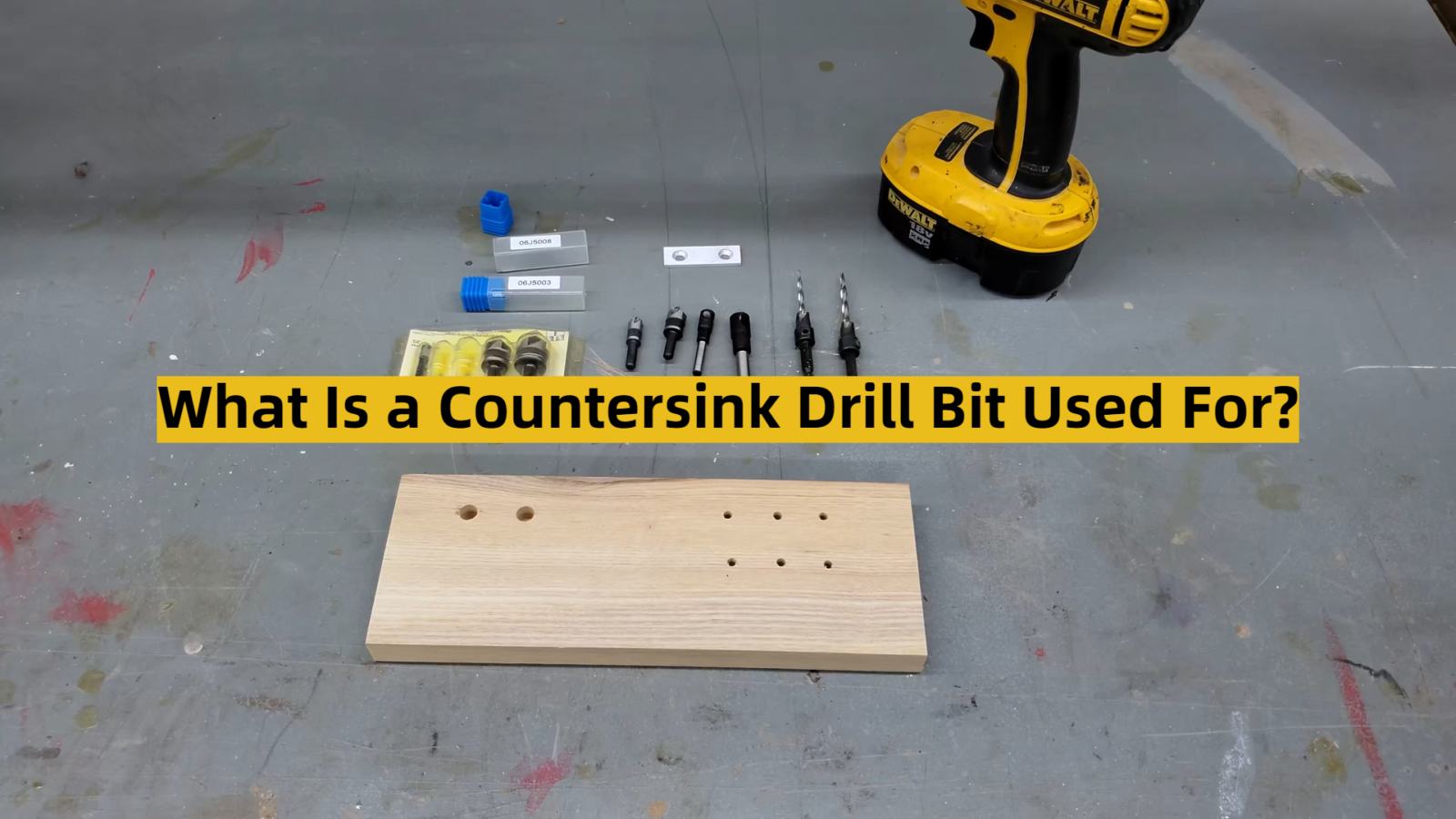 What Is a Countersink Drill Bit Used For?